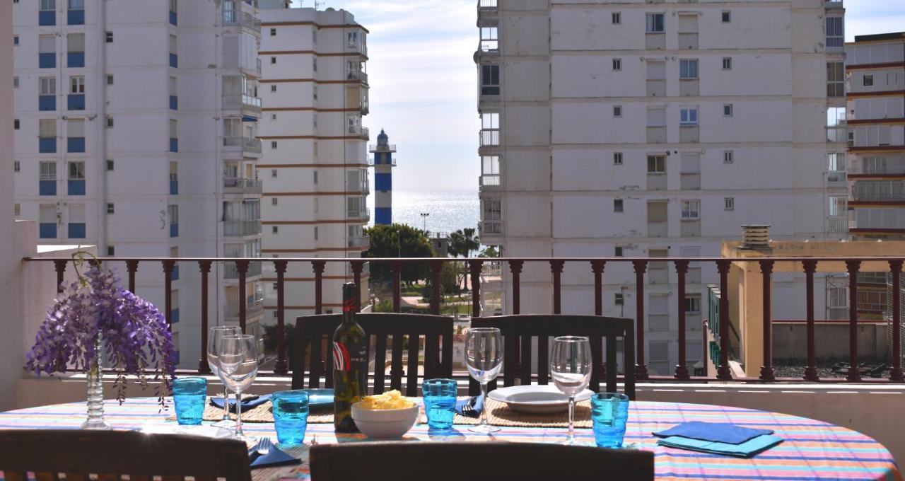 Апартаменты Atico Con Gran Terraza Y Vistas Al Mar Торре-дель-Мар Экстерьер фото